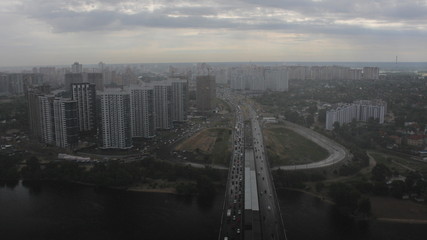 Fototapeta na wymiar Kiev south bridge