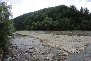 Carpathians, river