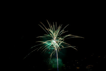Obraz premium Feuerwerk Engelberg