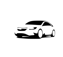 Car vector illustrator isolated background