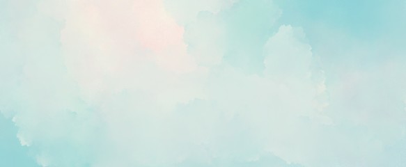 blue watercolor background. Digital drawing.Sweet pastel. gradient background Colorful Paint like graphic. Color glossy. Beautiful painted Surface design abstract backdrop.	