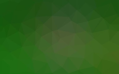 Light Green vector abstract polygonal texture. Triangular geometric sample with gradient.  Template for a cell phone background.