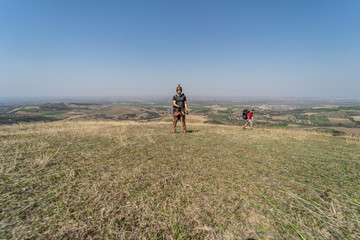 paraglider above the mountain
