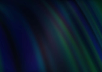 Dark BLUE vector template with bubble shapes. Shining illustration, which consist of blurred lines, circles. Marble style for your business design.