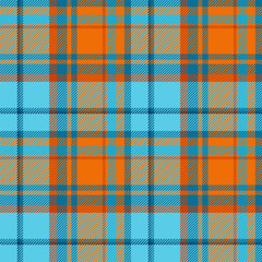 Tartan scotland seamless plaid pattern vector. Retro background fabric. Vintage check color square geometric texture.