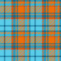 Tartan scotland seamless plaid pattern vector. Retro background fabric. Vintage check color square geometric texture.