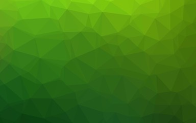 Light Green vector polygon abstract layout. A sample with polygonal shapes. The best triangular design for your business.