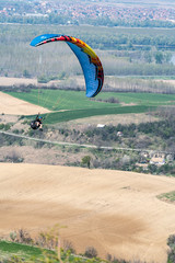 paraglider above the mountain