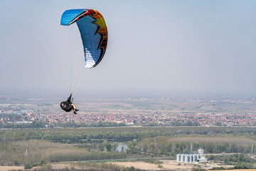paraglider above the mountain