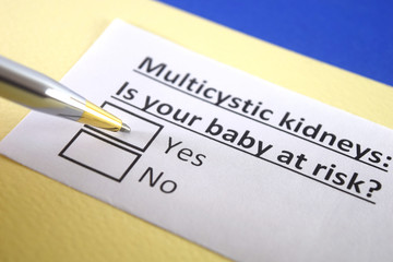 One person is answering question about multicystic kidneys.