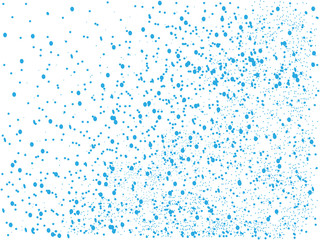 Texture of abstract white background with many blue spots