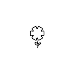 flower icon vector
