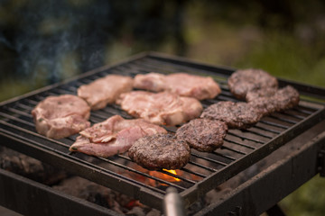 meat, barbeque