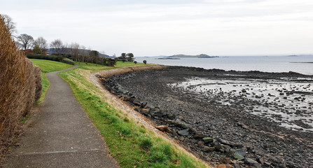 Fototapeta premium Fife Coastal Path, from North Queensferry to Burntisland - Scotland - UK