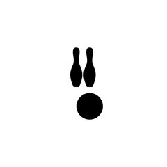 bowling icon vector