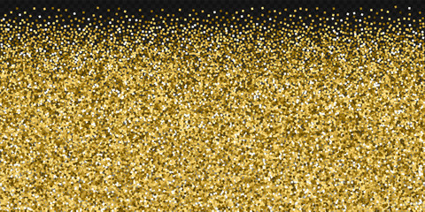 Gold glitter luxury sparkling confetti. Scattered 