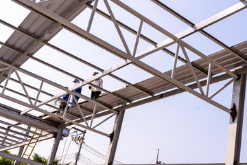 construction of a building