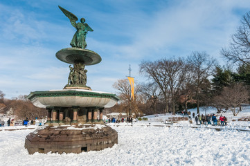 Obraz premium Winter in Central Park, New York, United States.