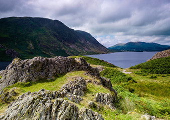 Crummock Water, Lake District Cumbria England