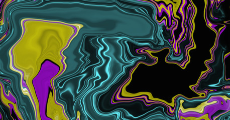 Abstract paint background navy blue and white flicks with liquid fluid texture for background, banner. 