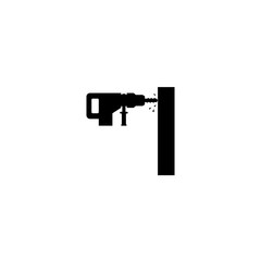 drill icon vector
