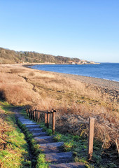 Fife Coastal Path from Burntisland to Kirkcaldy - Scotland - UK