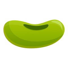 Mung bean icon. Cartoon of mung bean vector icon for web design isolated on white background
