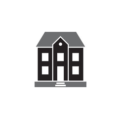 Estate related icon on background for graphic and web design. Creative illustration concept symbol for web or mobile app