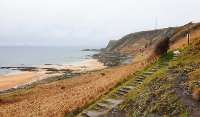 Fife Coastal Path from Lower Largo to St Monans - Scotland, UK