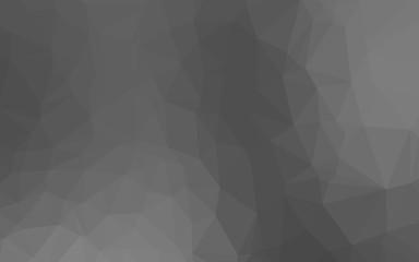 Light Silver, Gray vector triangle mosaic template. An elegant bright illustration with gradient. Brand new style for your business design.