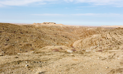 A beautiful desertic landscape in Namibia