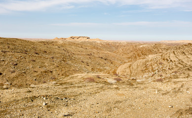 A beautiful desertic landscape in Namibia