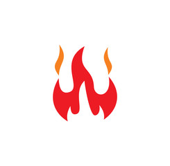 Fire related icon on background for graphic and web design. Creative illustration concept symbol for web or mobile app
