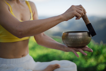 Singing Bowl for relaxing and meditation