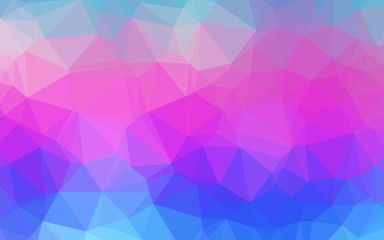 Light Multicolor, Rainbow vector polygonal template. A vague abstract illustration with gradient. Completely new template for your business design.