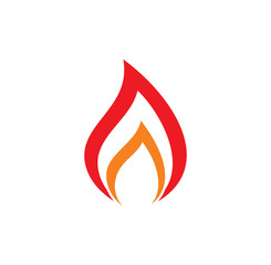 Fire related icon on background for graphic and web design. Creative illustration concept symbol for web or mobile app