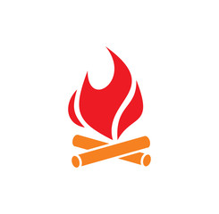 Fire related icon on background for graphic and web design. Creative illustration concept symbol for web or mobile app