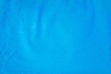 A beautiful Turquoise paint texture on wall, background - Image. Color paint strokes.