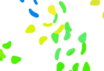 Light Blue, Yellow vector texture with random forms.