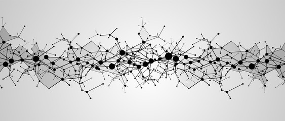 Technology data background, idea of global business solution