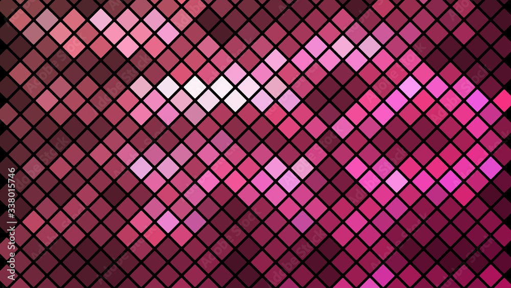 Poster Abstract background with modern colorful vector mosaic design. Colorful gradient mosaic backdrop. Modern geometric texture. Abstract digital technology design. Beautiful vector pattern.