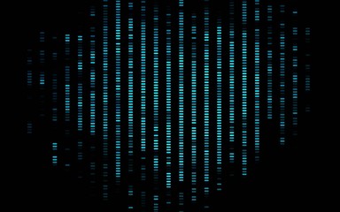 Dark BLUE vector background with straight lines. Blurred decorative design in simple style with lines. Best design for your ad, poster, banner.