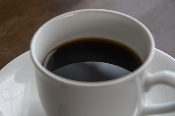 カフェのコーヒー / クローズアップ