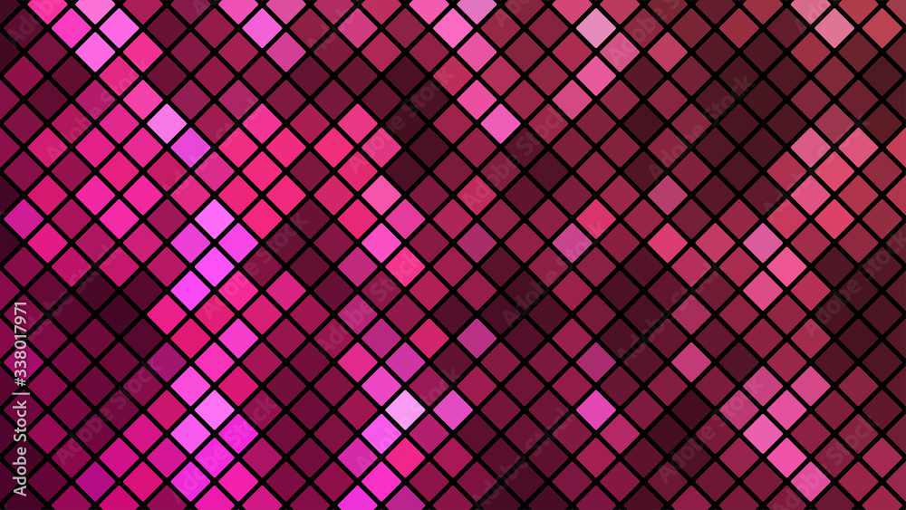 Poster Abstract background with modern colorful vector mosaic design. Colorful gradient mosaic backdrop. Modern geometric texture. Abstract digital technology design. Beautiful vector pattern.