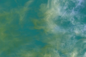 Beautiful 3D illustration of heavy visionary smoke clouds texture or background