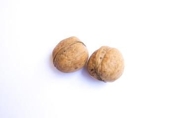 walnut isolated on white background