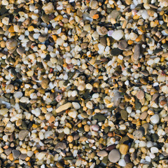 seamless pattern pebble on beach