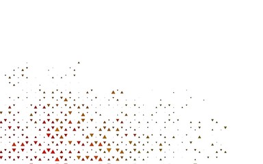 Light Green, Yellow vector background with triangles. Abstract gradient illustration with triangles. Best design for your ad, poster, banner.