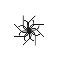 logo ornament icon vector