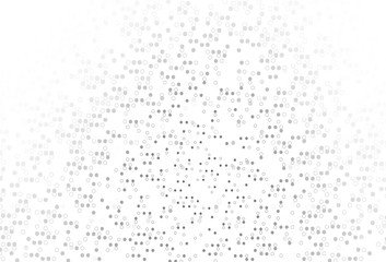 Light Silver, Gray vector backdrop with dots.